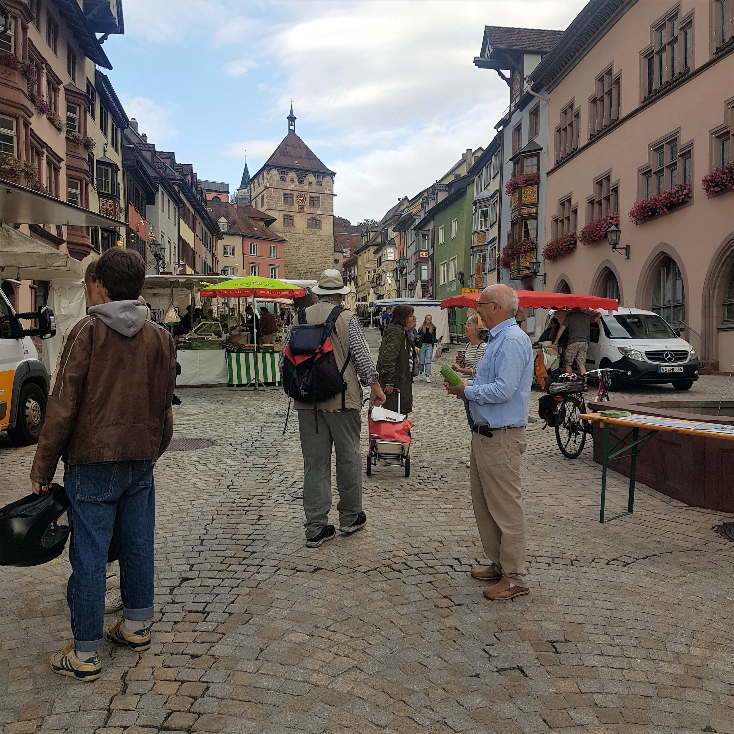 ProGäubahn Rottweil auf dem Wochenmarkt